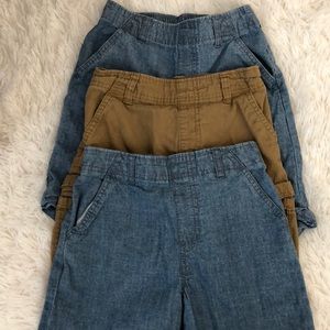 Lot of boy flat front shorts